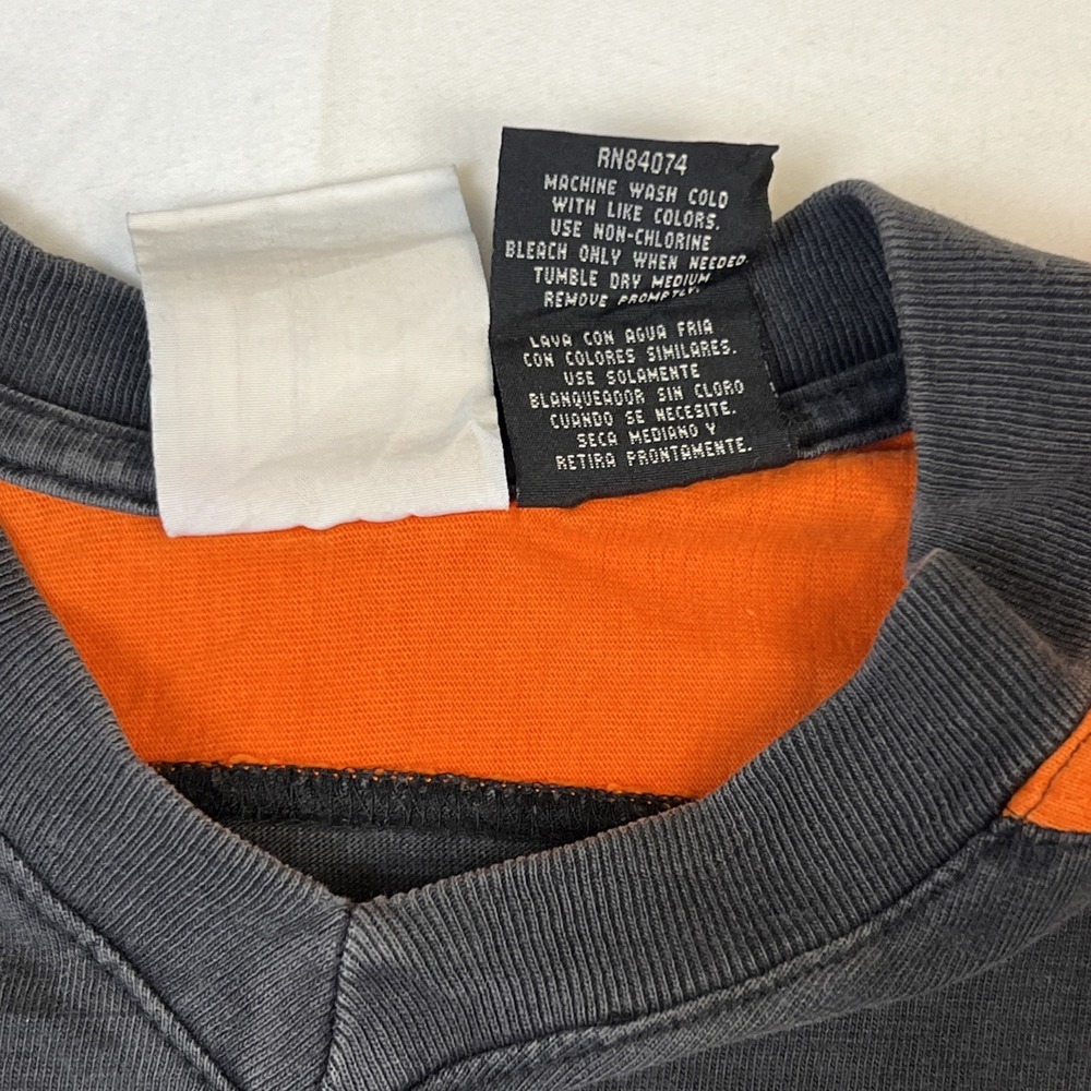 Vintage NHL Philadelphia Flyers Eastern Conference Black Shirt Pro-Player Mens L - Picture 4 of 9